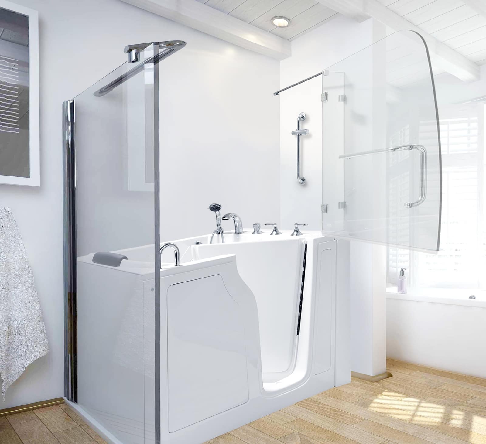 Walk In Tubs By EZ Bath Affordable Safety Tubs Financing Available